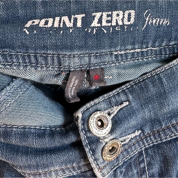 Point Zero Jeans Dark Wash Denim Mini Skirt in size US 13/14 - Picture 6 of 7